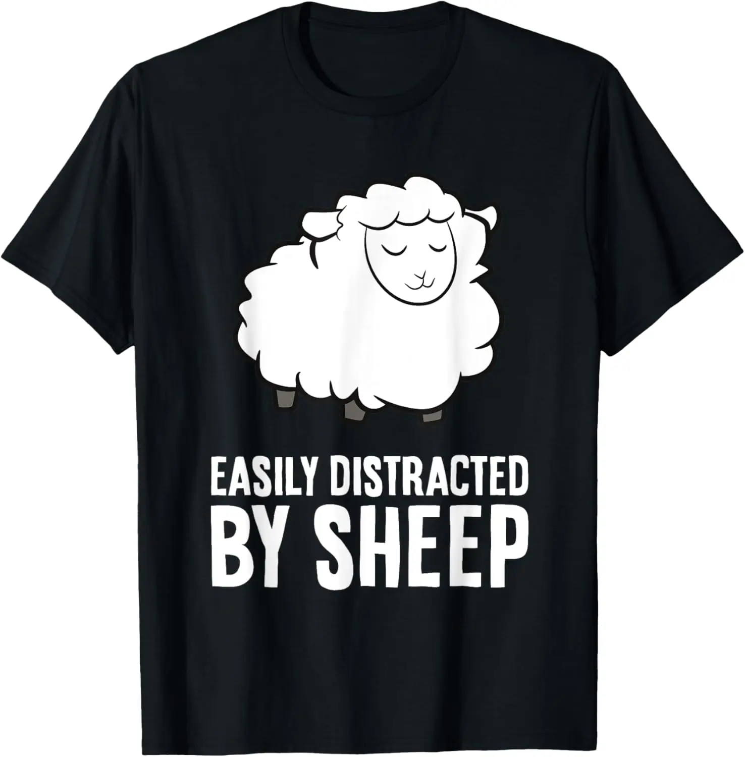 Sheep Farmer Sheep Herder Easily Distracted By Sheep T-Shirt