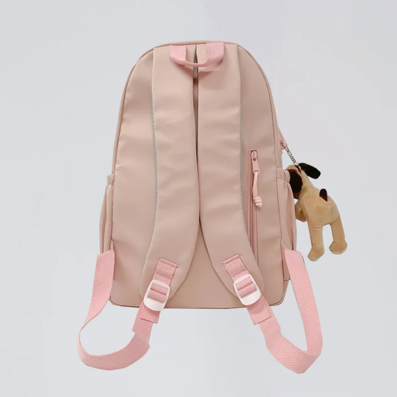 Cute Pet Dog Sticker Book Bag para mulheres, mochila leve, estudante universitário, viagens e compras, alta qualidade, estilo clássico, designer, novo