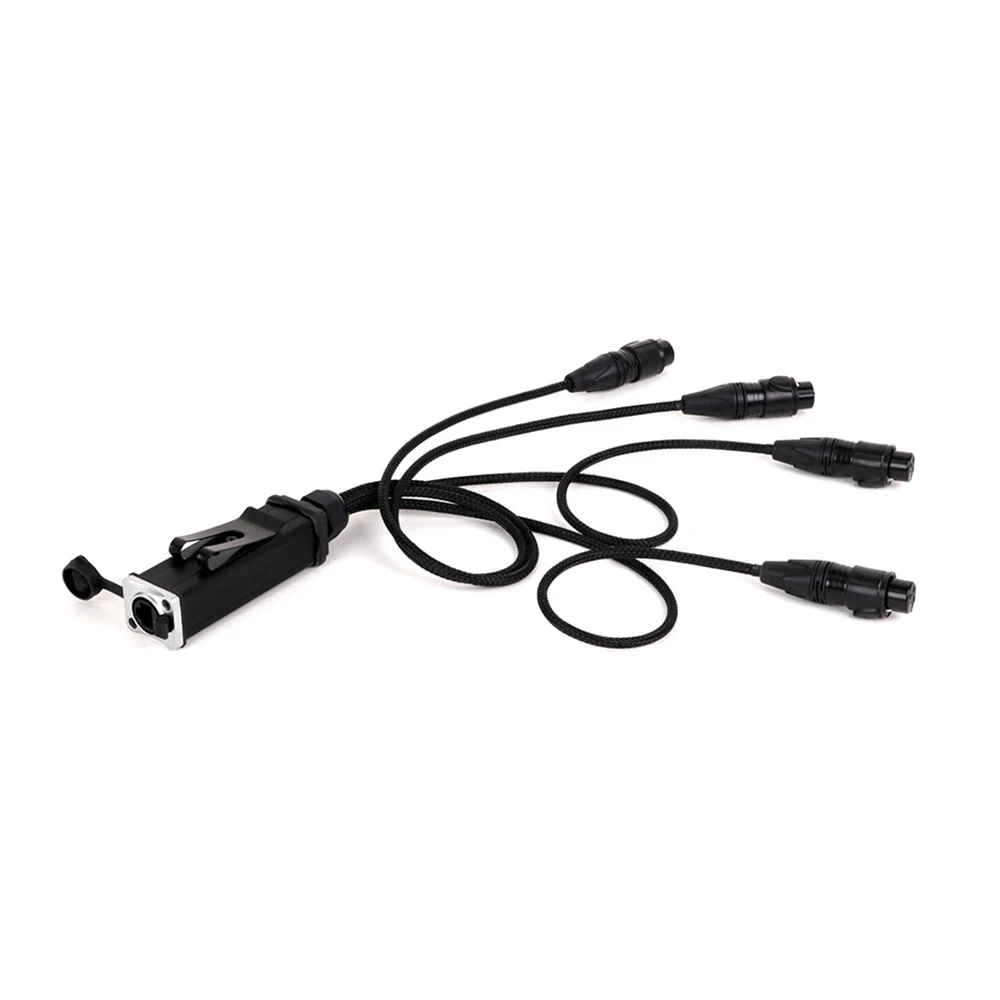 Imagem -05 - Cabo Xlr Cobra para Cabo Ethernet Canais Pinos Multi Rede Cobra Receptor para Palco e Estúdio de Gravação 0.5m5m Par de