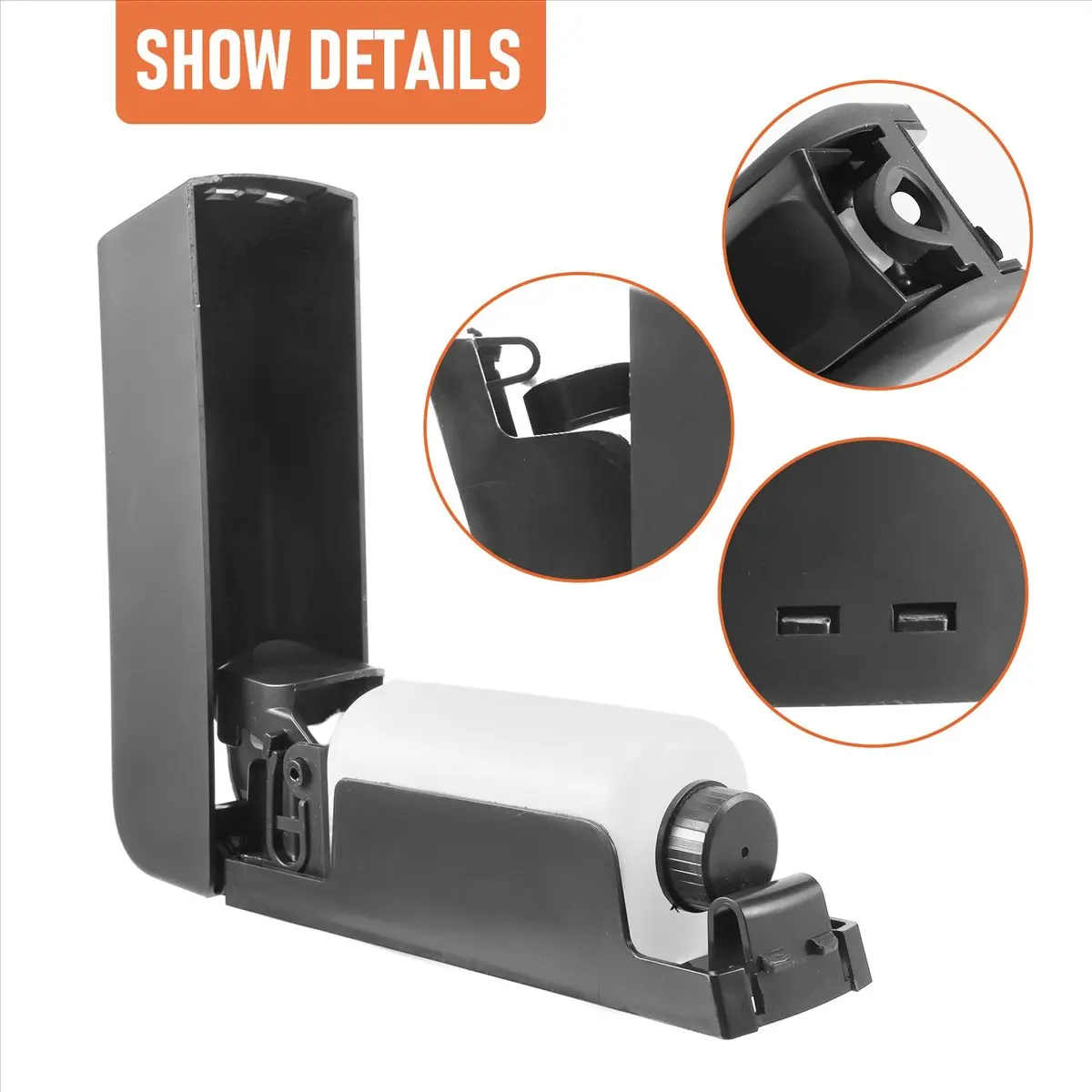 ABFS 350Ml Soap Dispenser Wall Mounted Manual Soap Dispenser Bathroom Shower Gel Liquid Shampoo Dispenser Holder