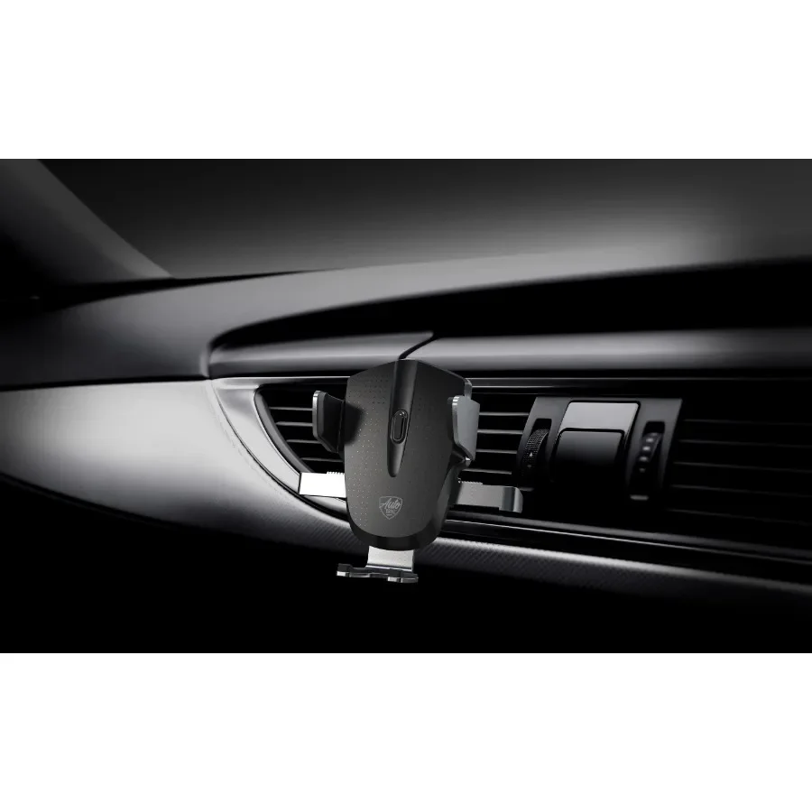 Supporto per telefono con presa d'aria one-touch, robusto, funzionamento con una sola mano, design sicuro, meccanismo one-touch, rotazione di 360 gradi