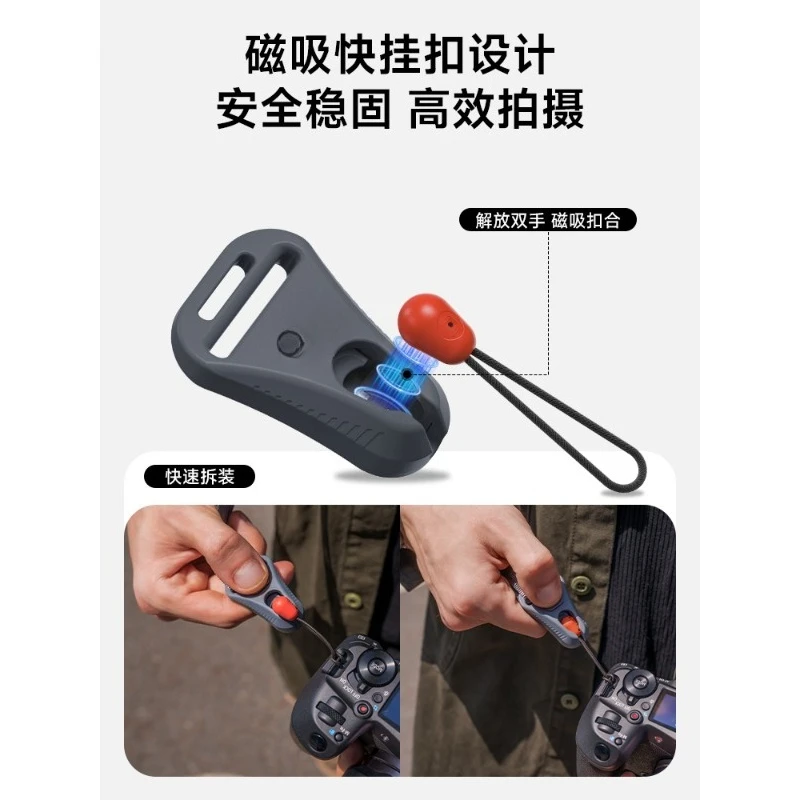 The camera back is equipped with a magnetic quick-release snap micro SLR camera