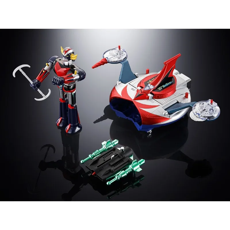 BANDAI Soul of Chogokin DELUXE GX-76X Grendizer D.C. Action Figures UFO Robot Grendizer Anime Model Kit Toys for Boys Collection