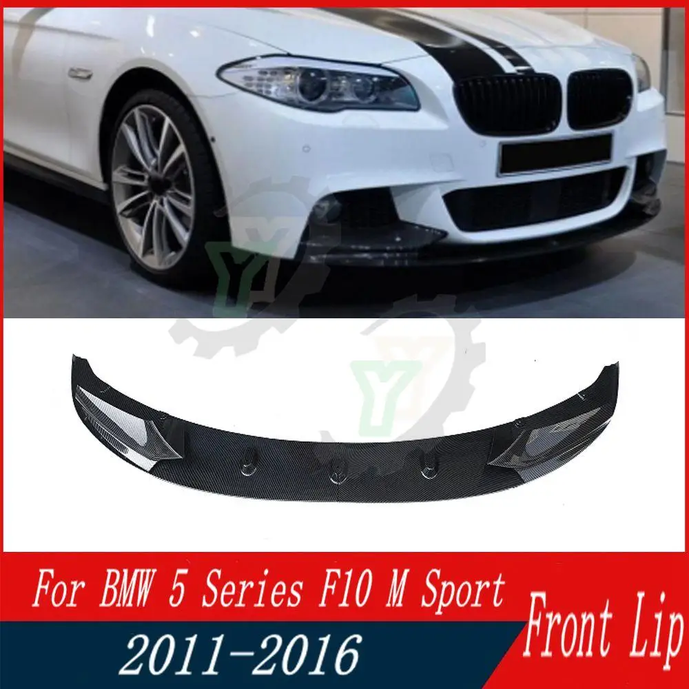 

Car Front Bumper Lip Splitters Body Kit Aprons Cover Guard Trim For BMW F10 5 Series 535i 528i M Sport 2011 2012 2013 2014 15 16