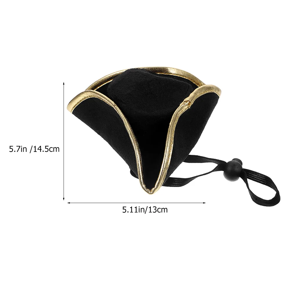 2 قطعة قبعة القراصنة تأثيري حلي مريحة الجلد ودية مقاومة للاهتراء لدور حفلة كرنفال الهالوين