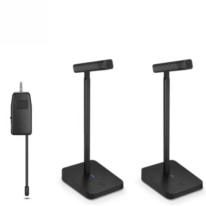 

Wireless Conference Microphone Stage Handheld Fanny Pack Microphone Lavalier Headset HY27