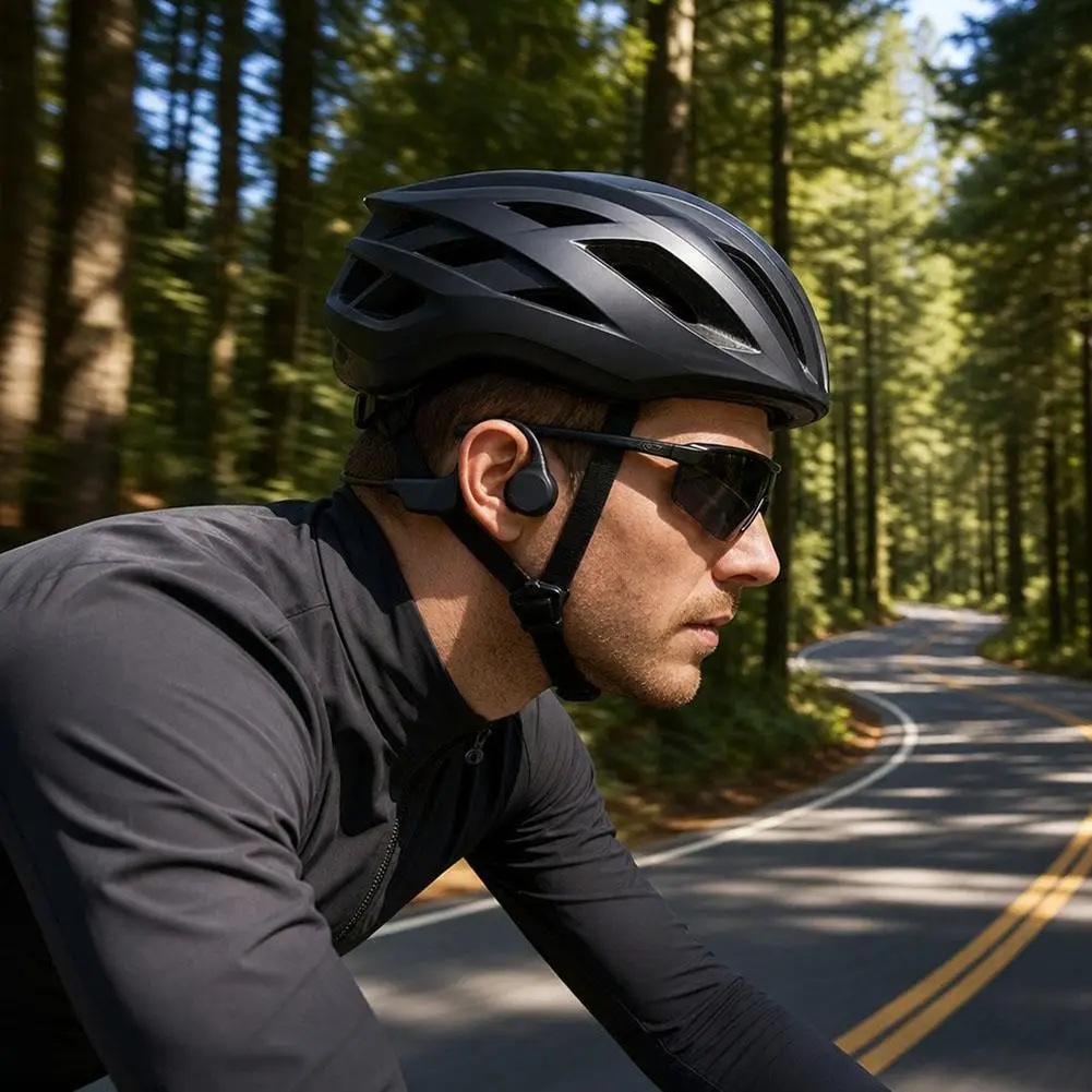 Bone Conduction Headphones Non-In-Ear Running Sportsbehind-The-Ear Air Bone Conduction Headphones Long Battery Life