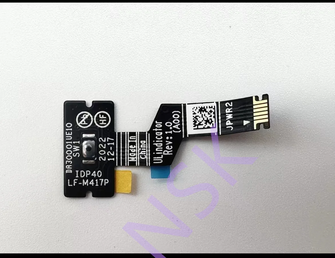 

NEW Original LF-M417P 054DY3 For Dell Alienware X14 R2 Laptop Power Botton Switch Flex Cable 54DY3 054DY3 DA30001UE10 IPD40
