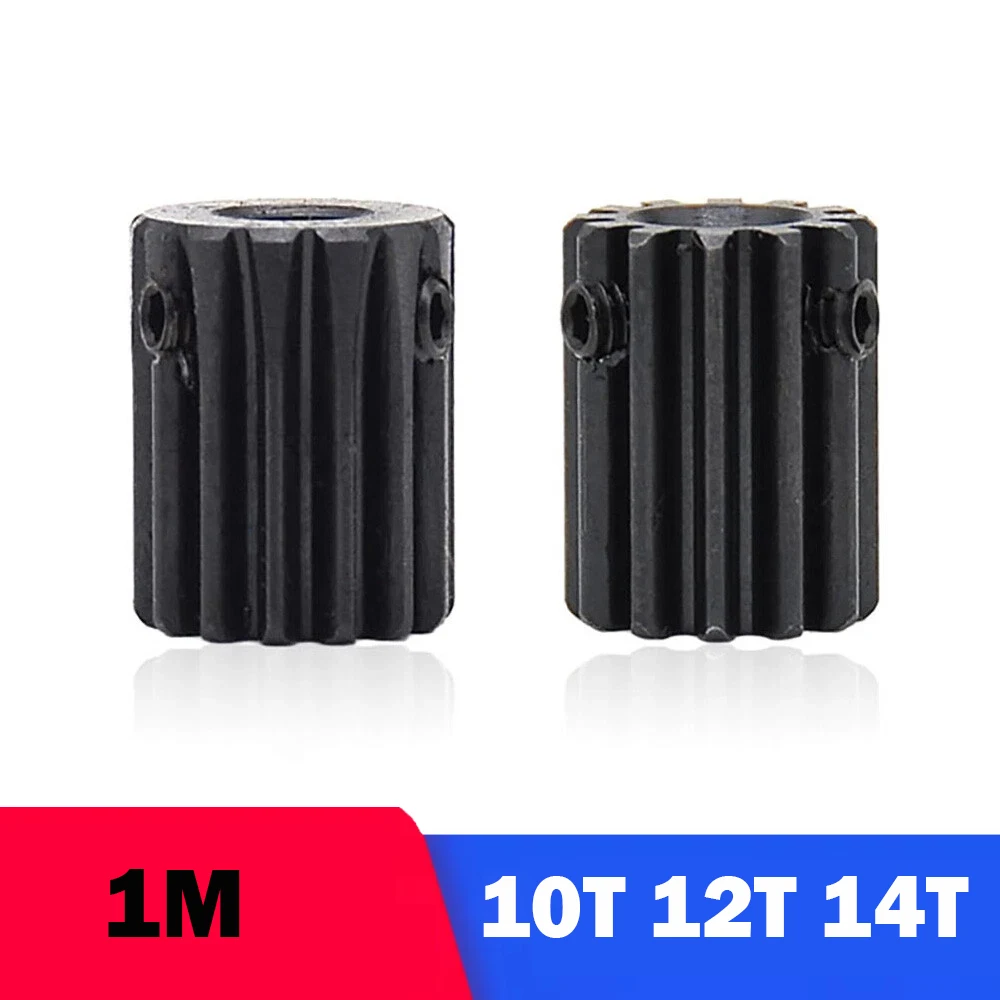 1 قطعة تتحمل 4 5 6 6.35 7 8 مللي متر 45 # الصلب حفز والعتاد نقل الملحقات أجزاء المحرك 1 Mod ترس التروس 1M 10T 12T 14T #1