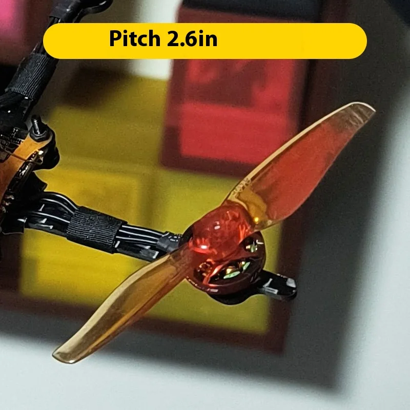 Gemfan Qianfeng 5126-2 Lima Inci Tiga Lubang Dua Bilah Pendorong Fpv Model Pesawat Baling-Baling Efisiensi Tinggi Baling-Baling Jarak Jauh