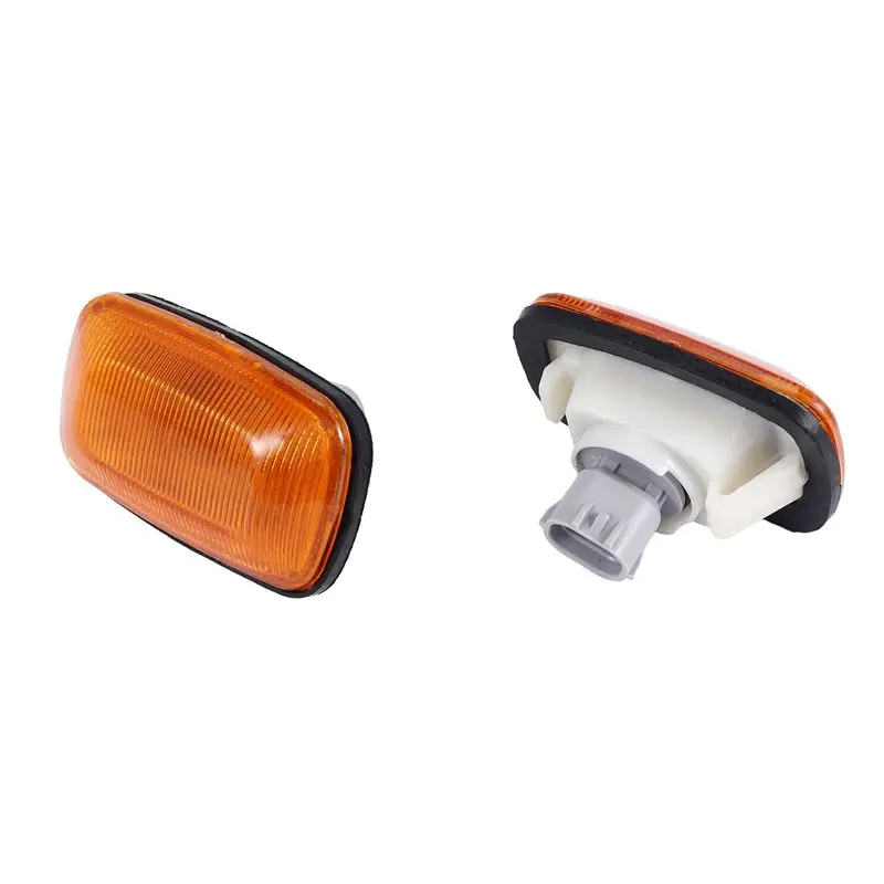 Compact 2Pcs Fender Turn Signal Side Marker Lamp Light For Toyota Land Cruiser 80 1990-1997 100 1998 - 2004 2005 2006 2007