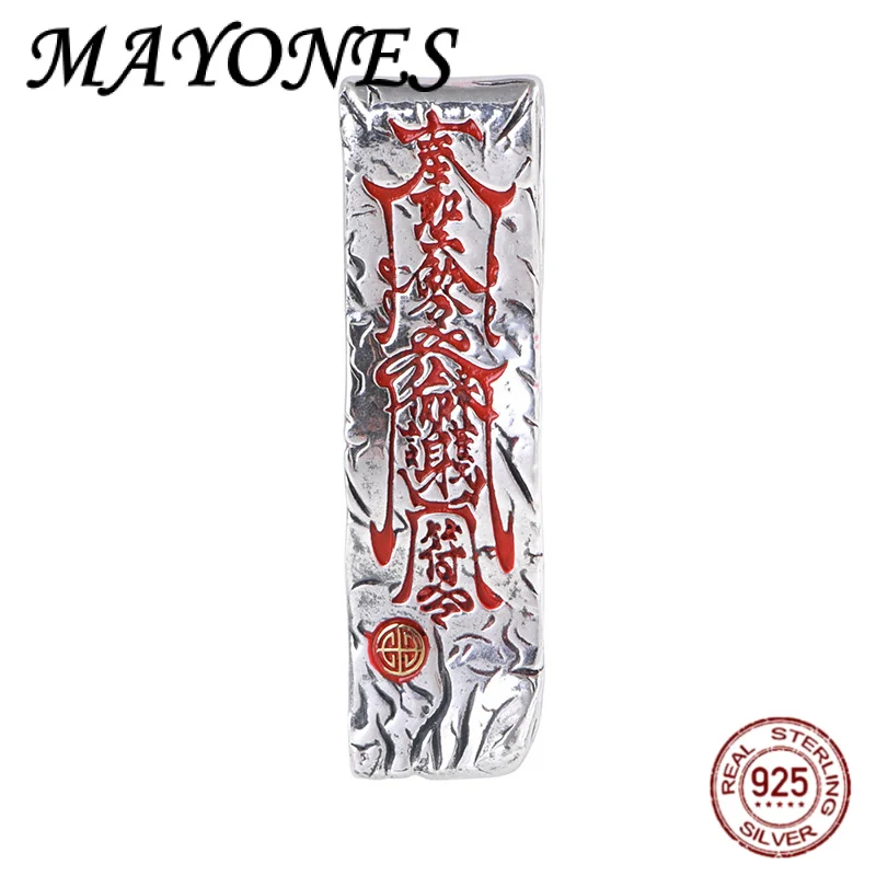 

new 999 foot silver Chinese style Yin Yang Eight Trigrams Talisman Men's and Women's Personality Pendant