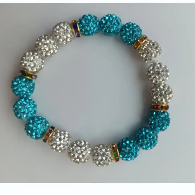 1pcs 10mm Baseball bracelet for Men Bling  Ball Beaded bracelet  baseball Players Lovers Inspired Jewelry d4