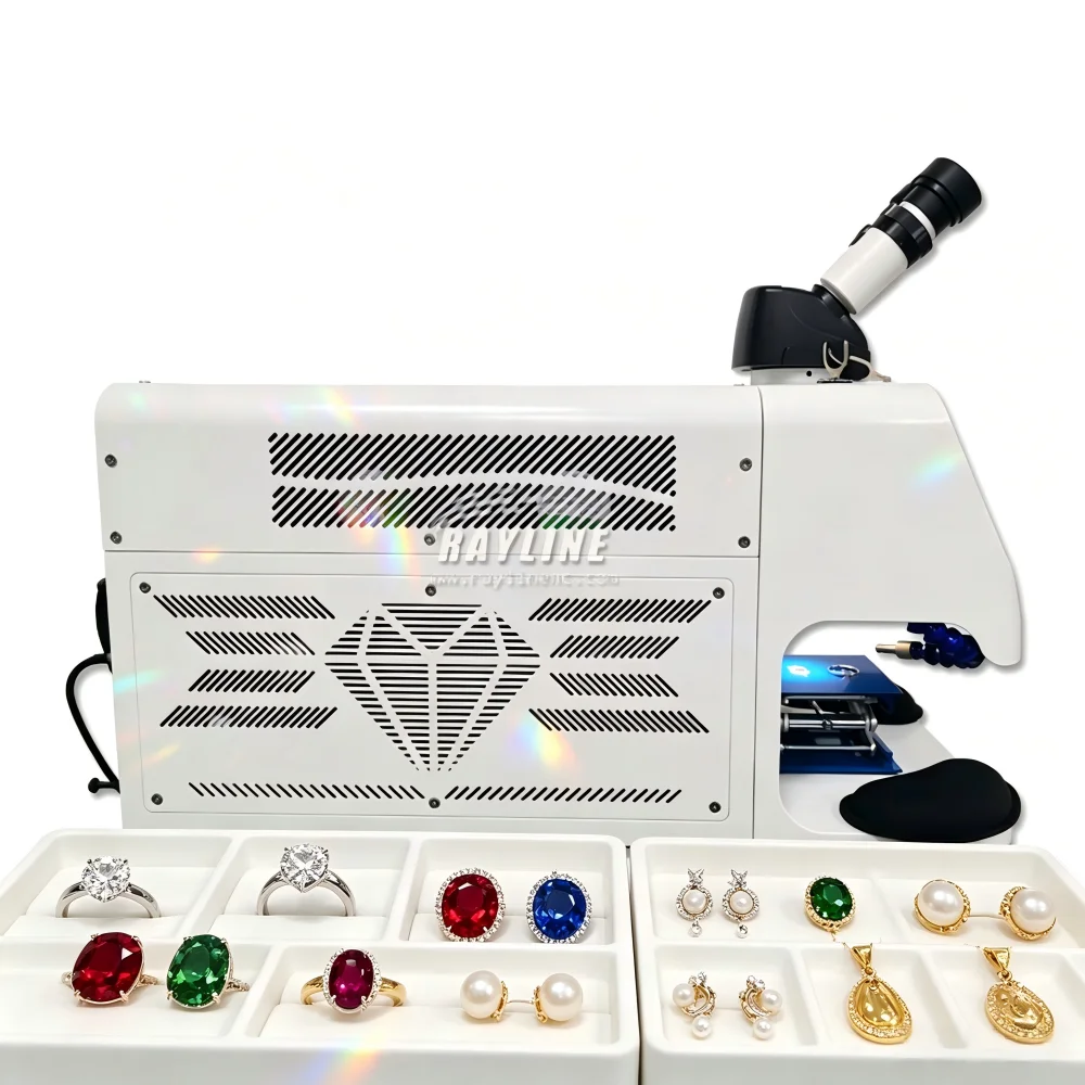 Handheld Pulse Laser Welder 200W Portable Jewelry Spot Welding Machine for Chain Necklace Bracelet Repair