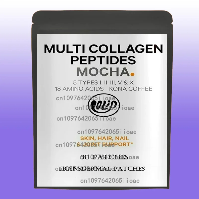 

30-летние переплетные пластыри с несколькими коллагенами, поддерживающие здоровье кожи, волос, ногтей, суставов и костей.