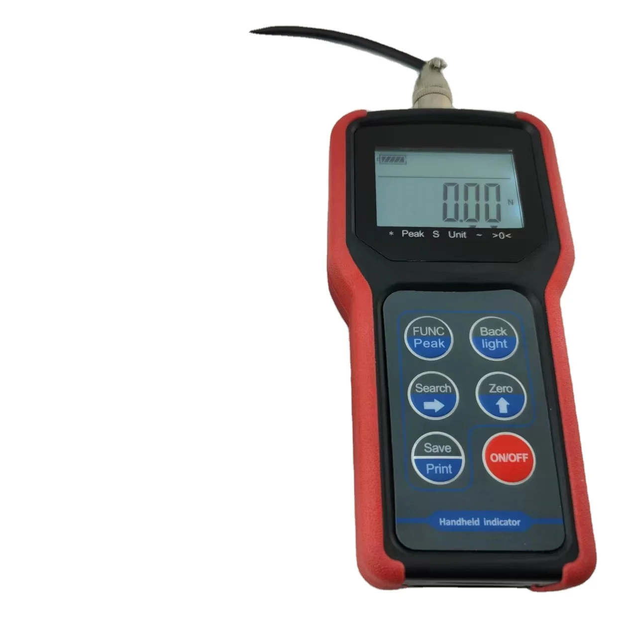 Handheld Instrument Dynamometer Digital Display Push and Pull Dynamometer Test Tester High-precision Weighing Instrument Alarm