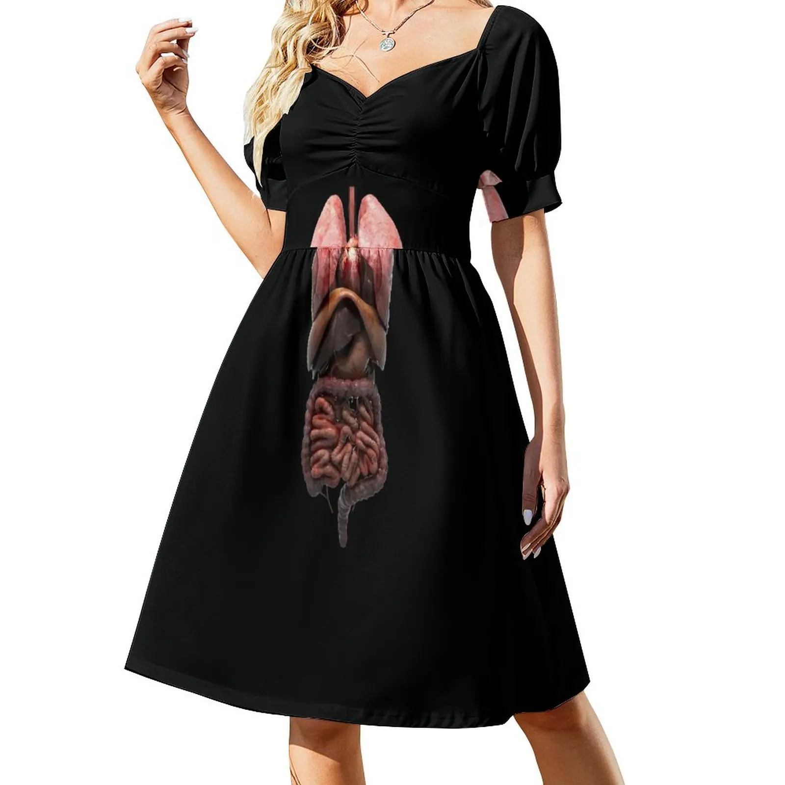 

digestive system t-shirt 3d digestive system t-shirt Short-Sleeved Dress Evening gown woman dress