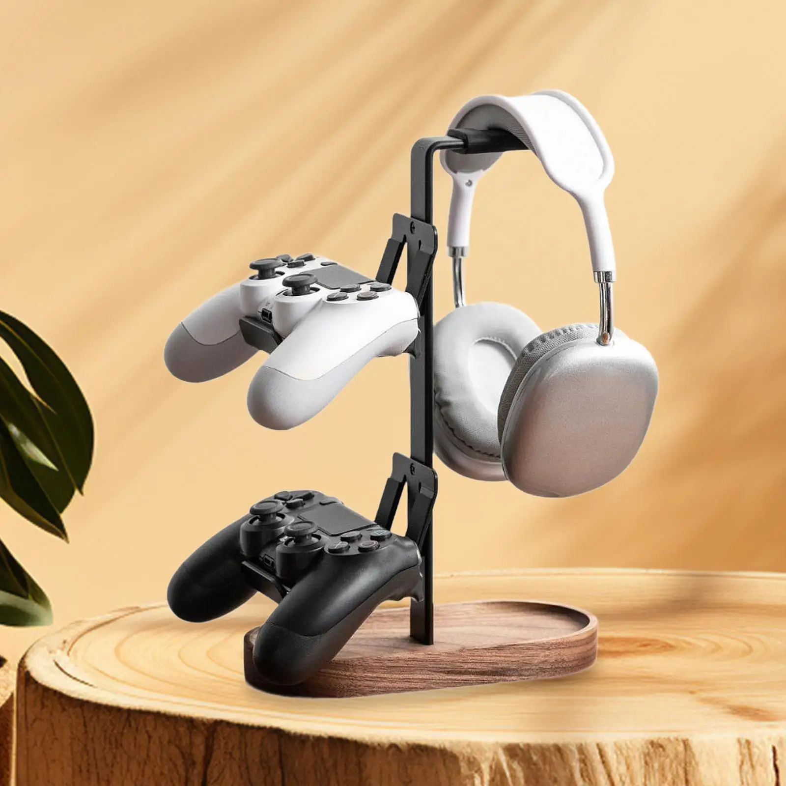 

Headphone Display Stand Universal Desktop Controller and Headset Holder