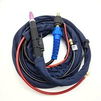 Water Cooled Argon Tig Welding Torch  Straight Head 4M WP18 WP-18 WP-18P Seperated Type