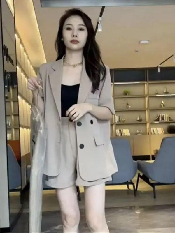 

New Arrival Gentle Style Suit Set Women's Summer Korean Version Age-Defying Soft System Company Goods Tag Removed