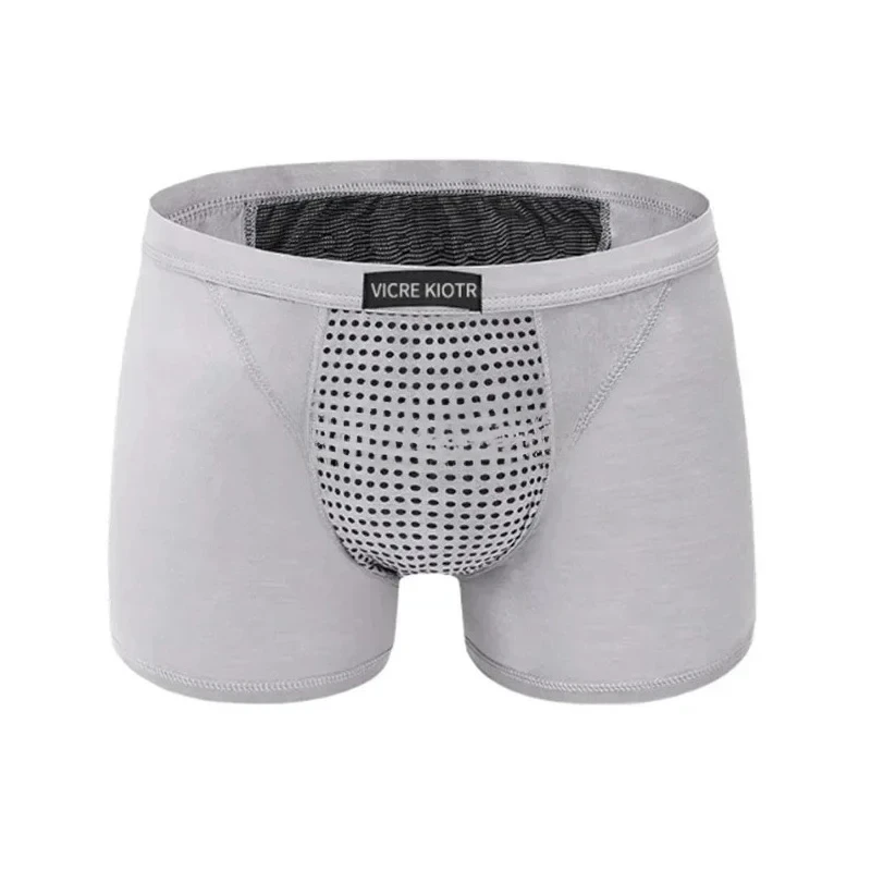 2024 Magnetic Therapy Men's Underwear Tourmaline Prostate Health Boxer Shorts L-6XL Breathable Enlarging Underpants image 6