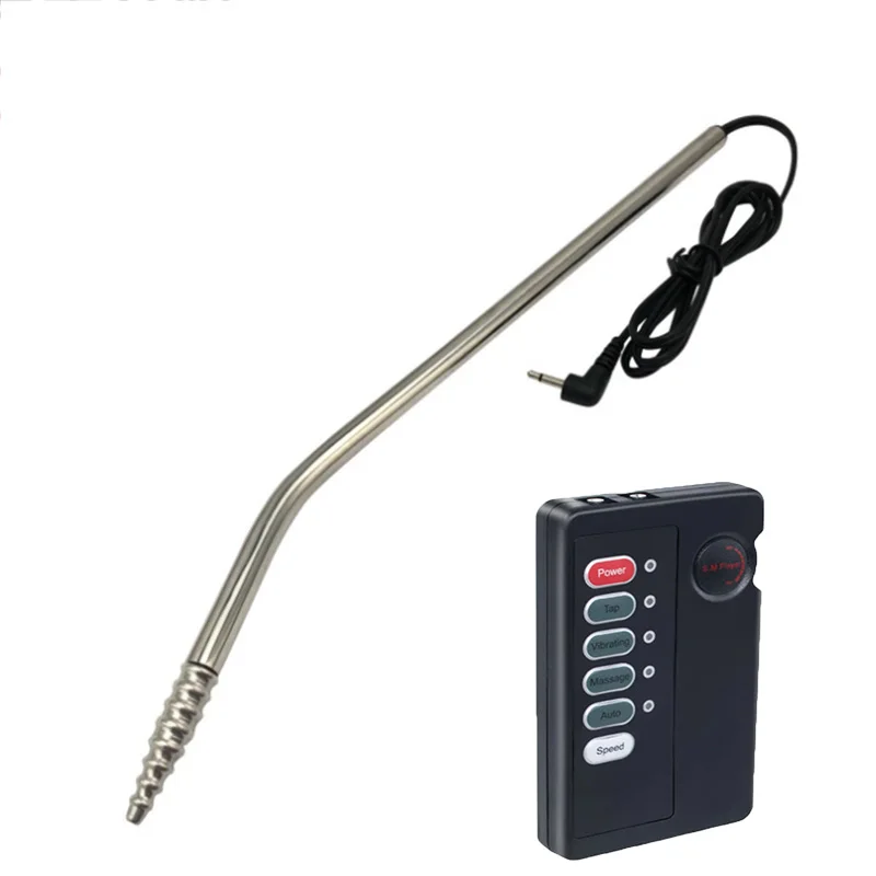 

Electric Shock Bi Polar Metal Stainless Steel Male Penis Plug Urethral Catheter Dilator Electro Stimulation Sex Toy for Men