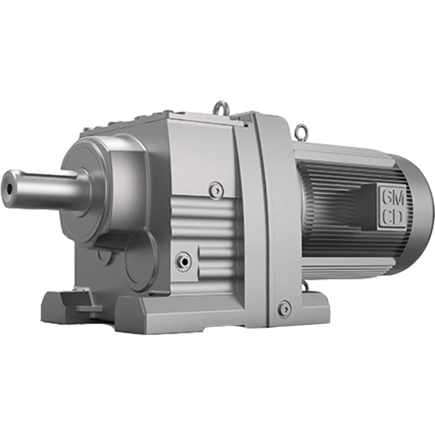 R Series Helical Three-stage Reduction Gearbox  Apply for Engineering and Building Materials Machinery