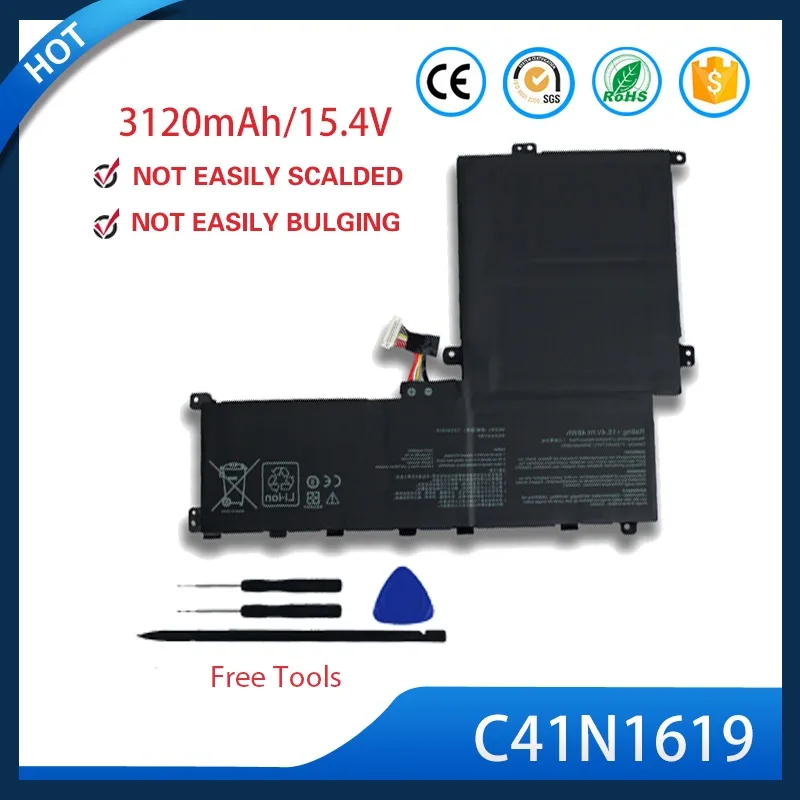 

C41N1619 Battery For Asus Pro B9440U B9440UA B9440FA 15.4V 48Wh 3120mAh