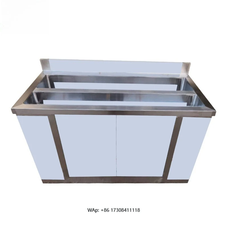 304 Stainless Steel Wash Sink with Automatic Drain and Dual Temperature Control