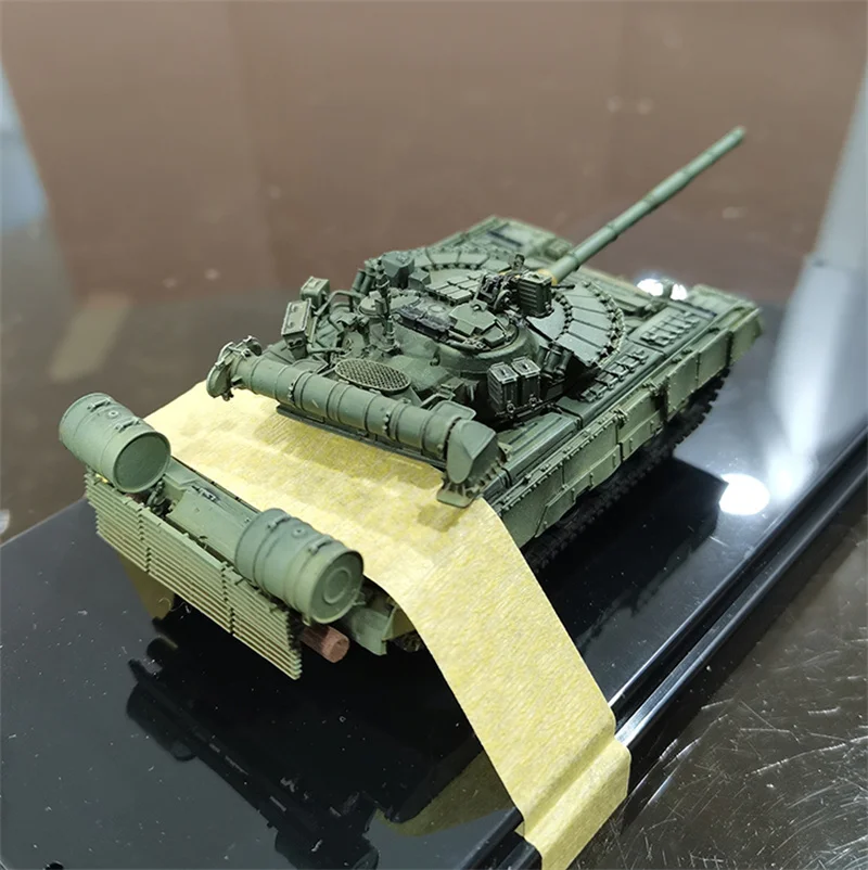 Масштабная модель 1:72, русский танк T-80BVM MBT, корпус морской пехоты, смола, основный боевой танк, коллекция игрушек, украшение для фанатов, подарок