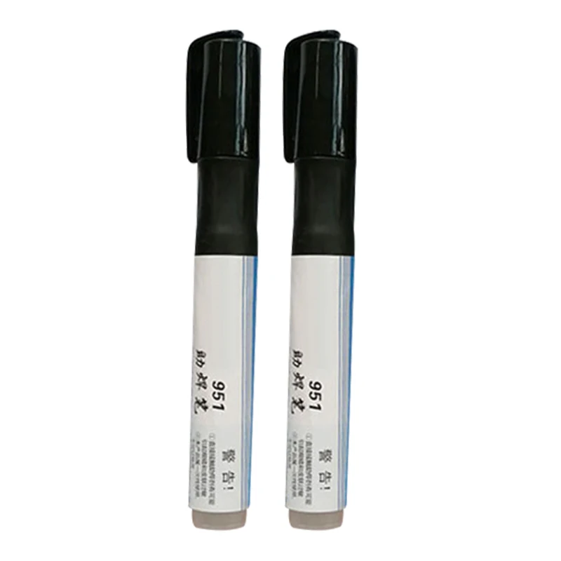 951 10ml 13cm Non-clean Low-Solid Soldering Rosin Flux Pen For Soldering Solar Panel DIY Power Panel Fpc/pcb/bga