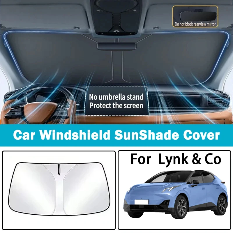 

For Lynk & Co 08 01 02 03+ 05 06EMP 09 car sunshade sunshade insulated front windshield parasol