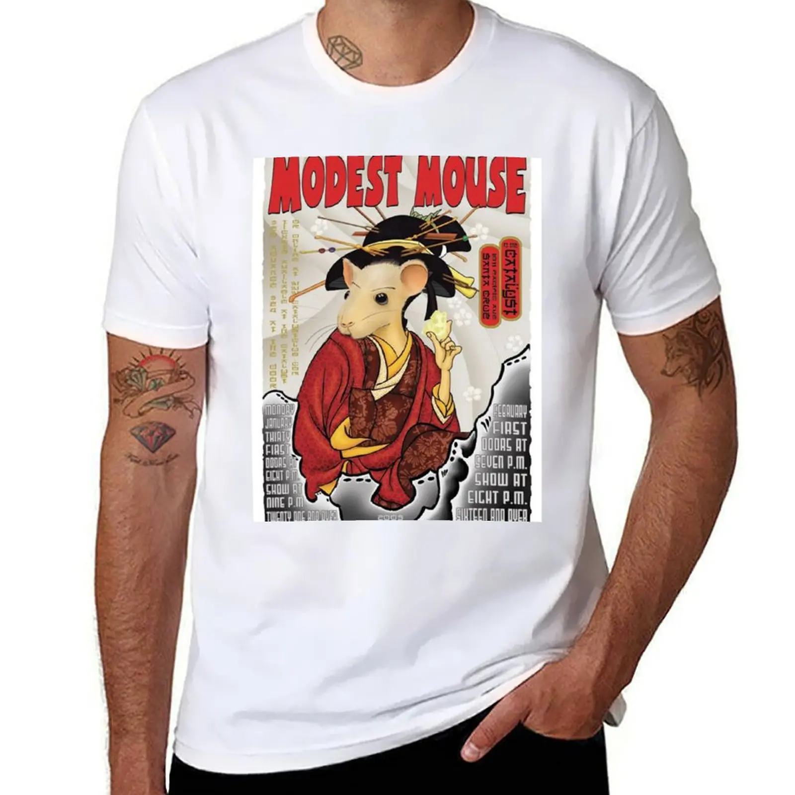 

Modest Mouse Concert T-Shirt Fashion Pattern Printed Tee Shirt