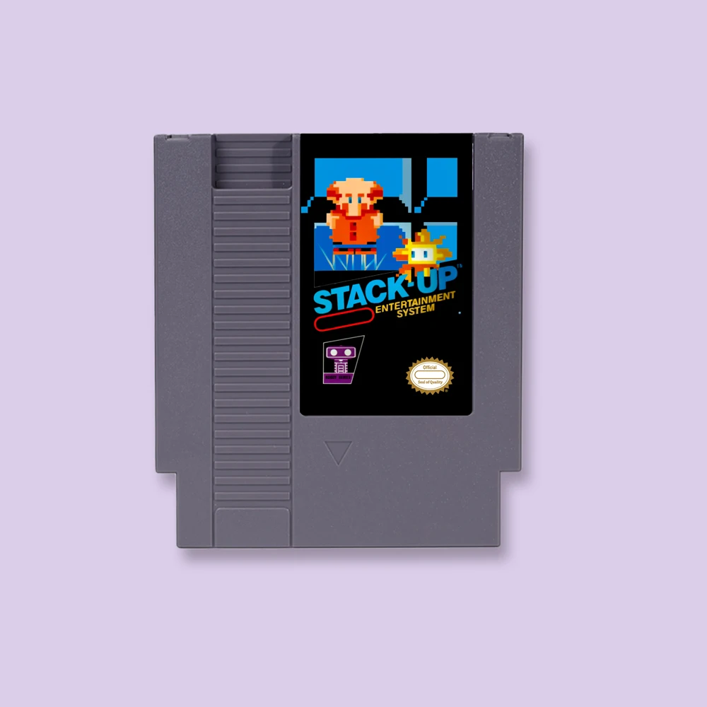 Gioco d'azione della cartuccia di gioco impilabile per console NES 8Bit 72PIN Scheda di gioco