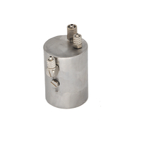 40ml Mini Small Stainless Steel Fuel Tank For Gasoline Engine Upgrade EC160E HUINA 580 583 593 Hydraulic Excavator Accessories