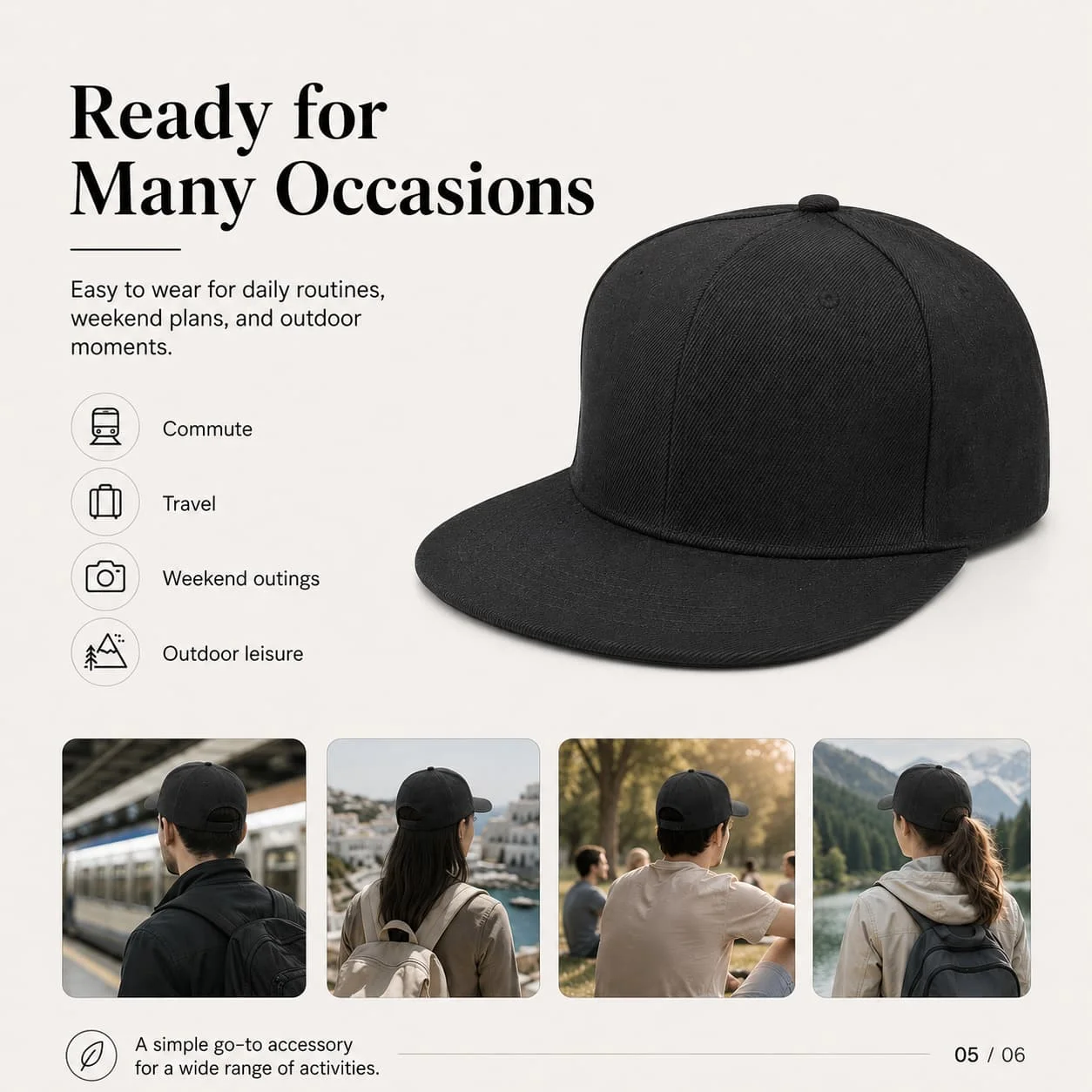 Customization Stand Courageous Lion Art Adjustable Hat Flat-Brim Baseball Cap, Sand Beige Unisex Statement Cap For Everyday Casu