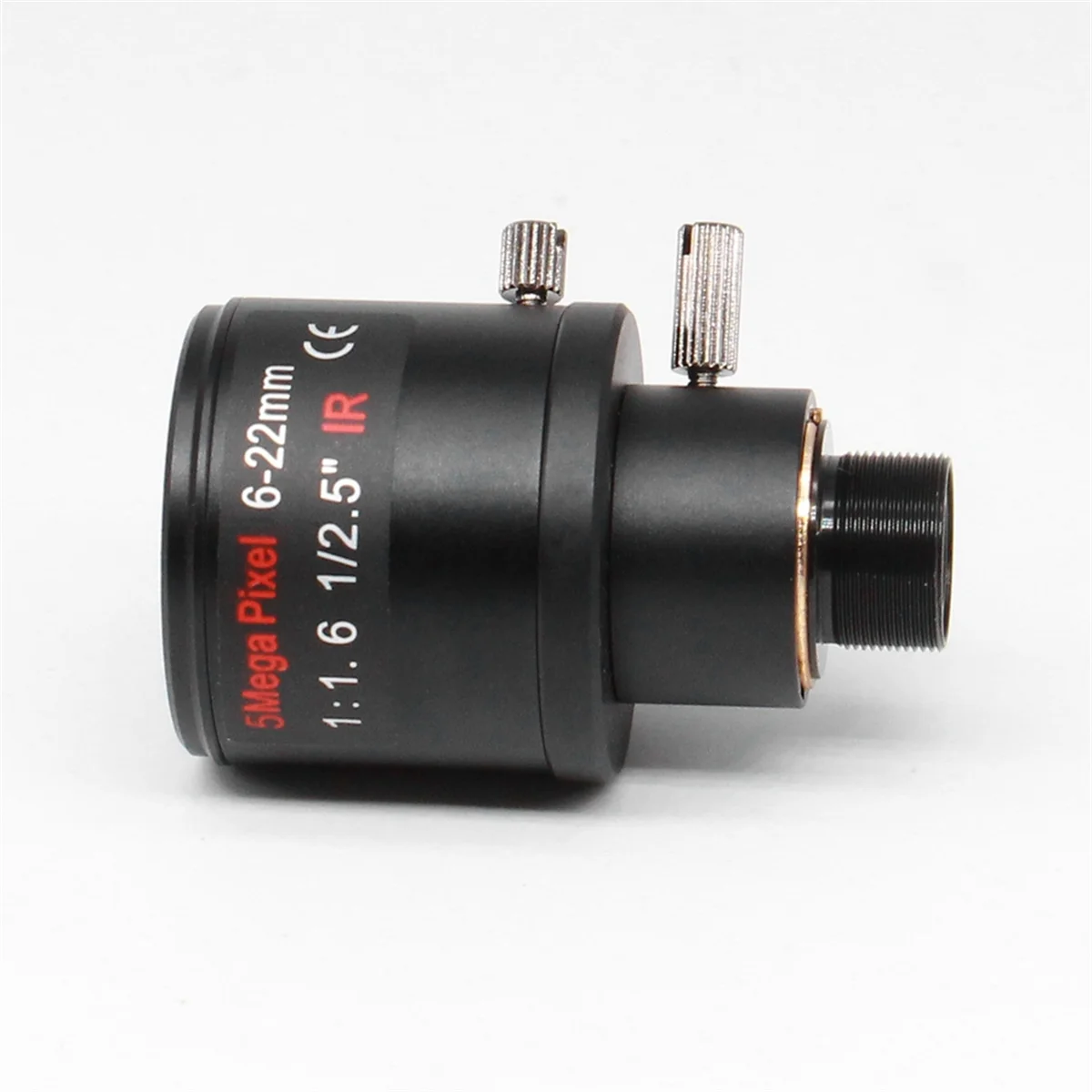 Objectif à focale variable à monture M12 6-22 mm 5 MP F1.6 Objectif à zoom manuel B