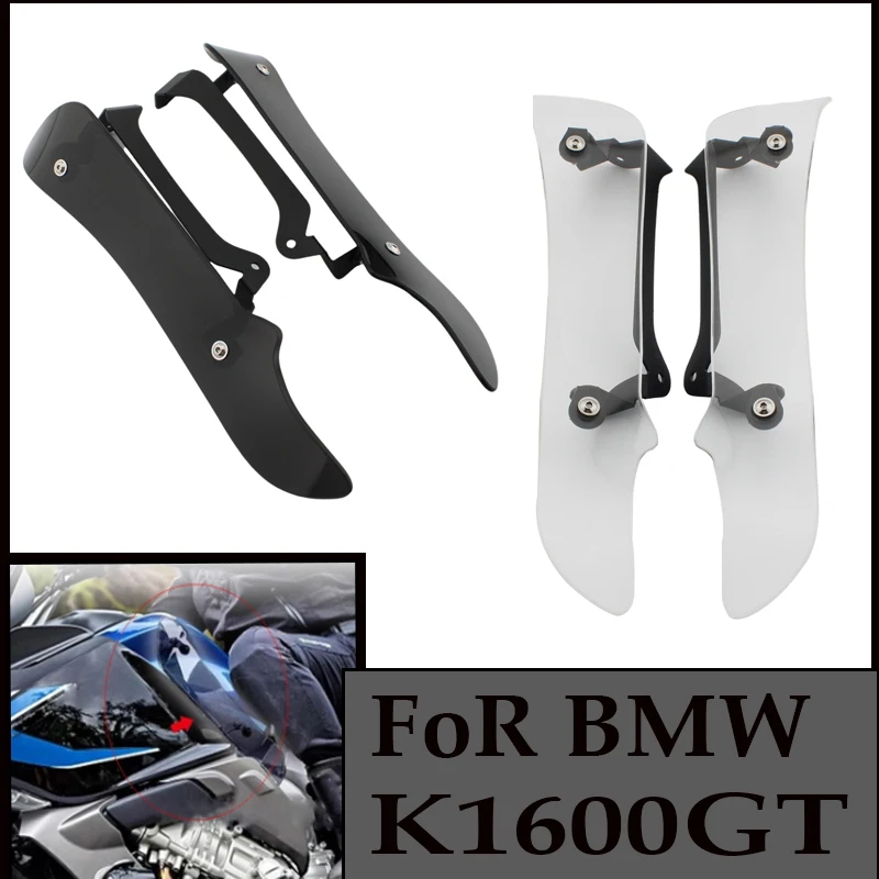 For BMW K 1600 GT 2017 2018 2019 2020 2021 K1600GT Motorcycle Side Spoiler Wind Deflector Leg Guard Windshield Knee Guard Fender