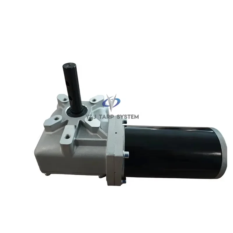 24V 900W 90:1 ratio DC gear motor for trailer tarp system