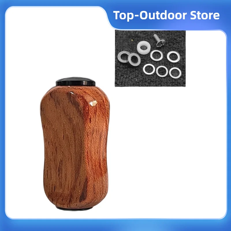 FOR DAIWA Spinnings Reel Baitcasting Reel Waterproof Red Beech Wood Grip Carp Fishing Tackle Accessories