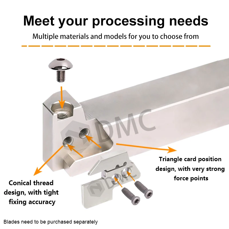 AFQCR/L1616 2020 2525 3232 2525B 3232B Numerical Control Tool Combination Groove Knife Interchangeable Head Grooving Tool Holder