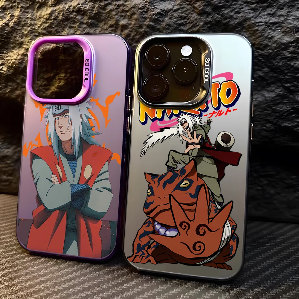 Narutos Jiraiyas Phone Case for Samsung Galaxy A56 A55 A54 A53 A52 A26 A17 A16 A12 A07 A06 4G 5G Silver Hard Cover