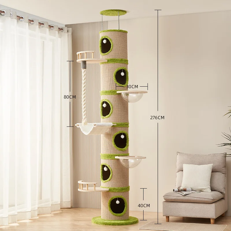 &c Cost-effective cat Climbing Frame cat Non-solid Wood Pillar cat Frame Sisal Toy cat Supplies