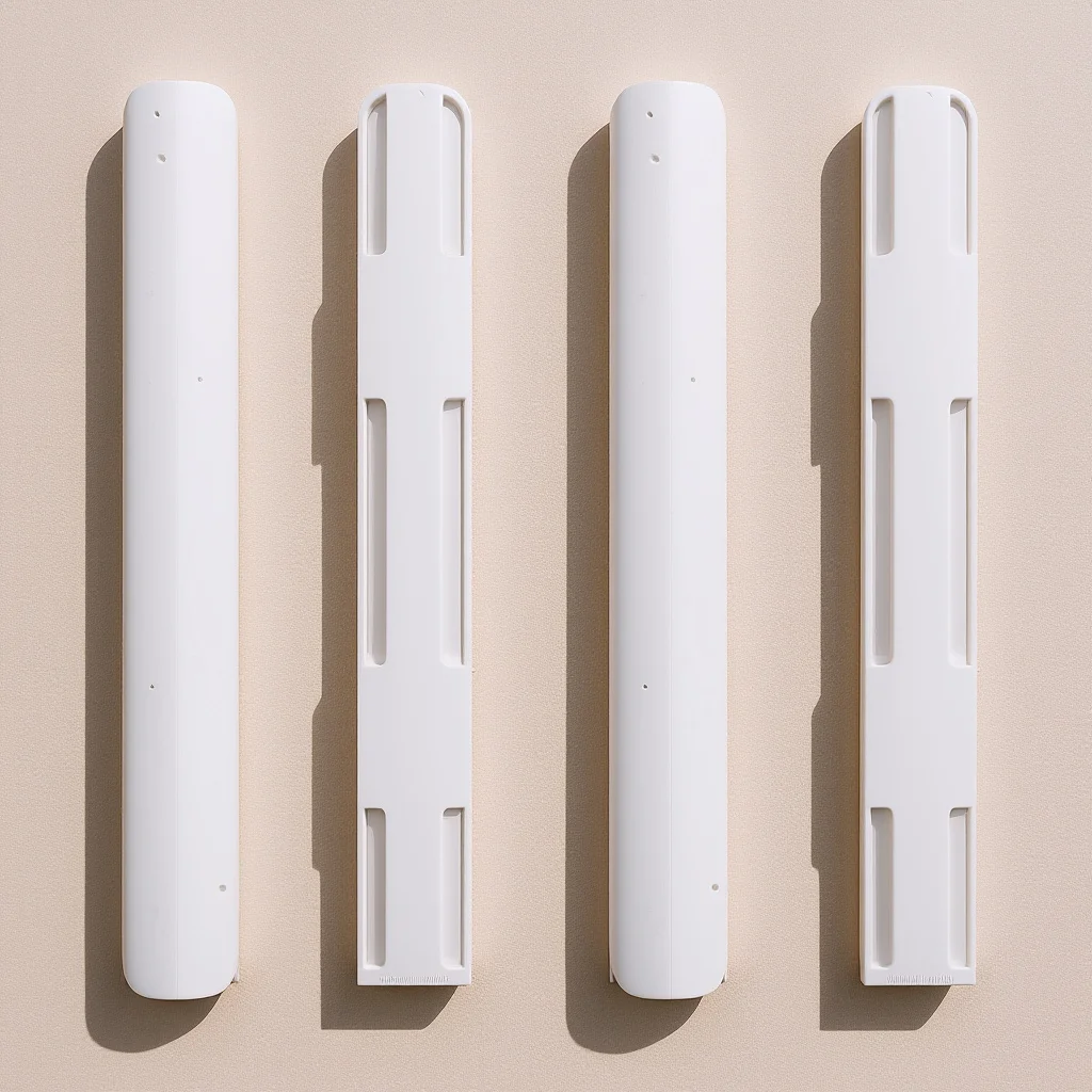 

4Pcs Drawer Slide Rail Self-Adhesive Heavy Duty Track Bar for Cabinet Cupboard Container Storage Basket Accessories