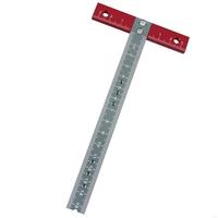 E1PC Drafting T Square Ruler with Precise Scale, Aluminum Alloy Construction, Perfect for DIY Enthusiasts Drafting Tool