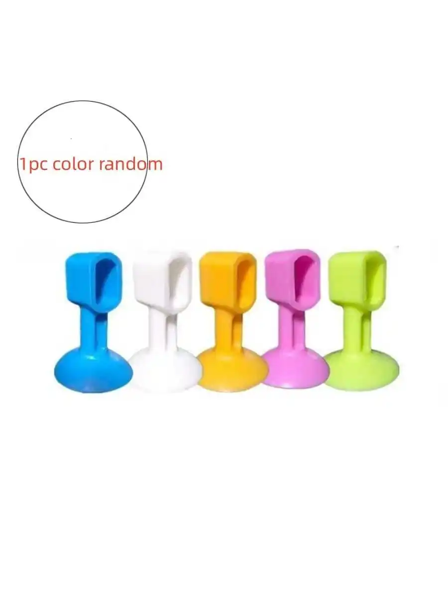 5pcs Soft Rubber Pad Protect The Wall Door Stopper Door Fender Anti-Collision House Door Stopper Cellphone Upholder