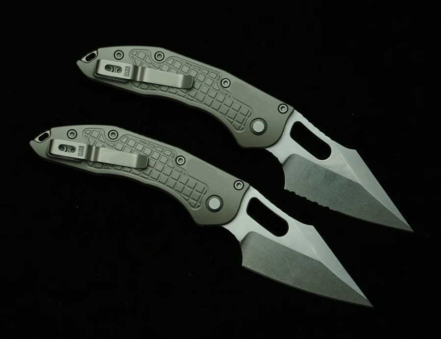 LEMIFSHE غرزة دليل RamL التيتانيوم مقبض السيراميك تحمل علامة M390MK شفرة هانت في الهواء الطلق الأسماك EDC أداة للطي سكين تخييم