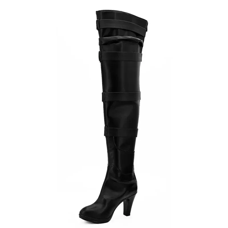 Botas cosplay CyYennefer feitas sob medida para homens adultos e mulheres sapatos cosplay