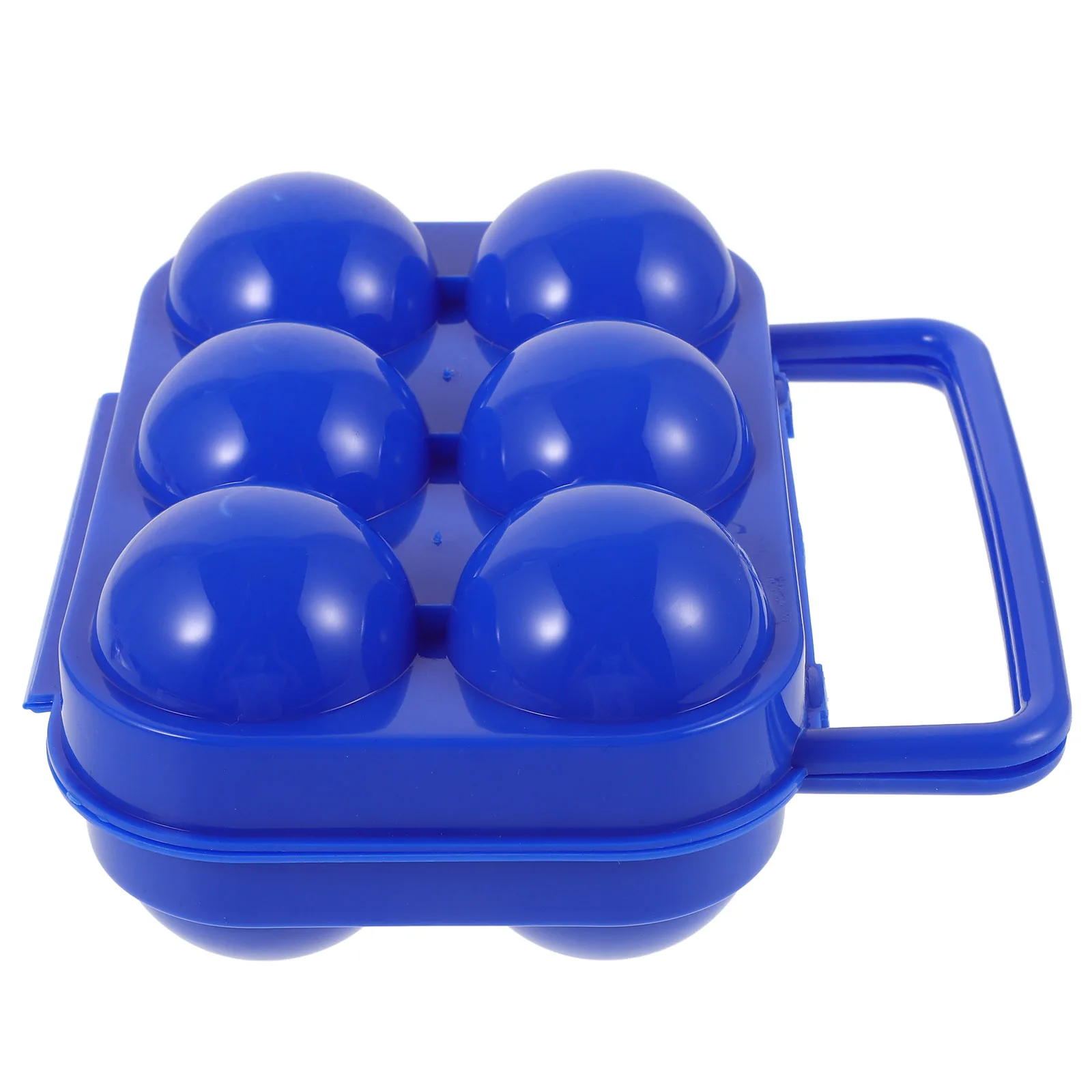 

Portable Egg Box 6 Grids Blue PP Material Strong Durable Camping Travel Outdoor Dining Accessories Egg Holder Storage Container