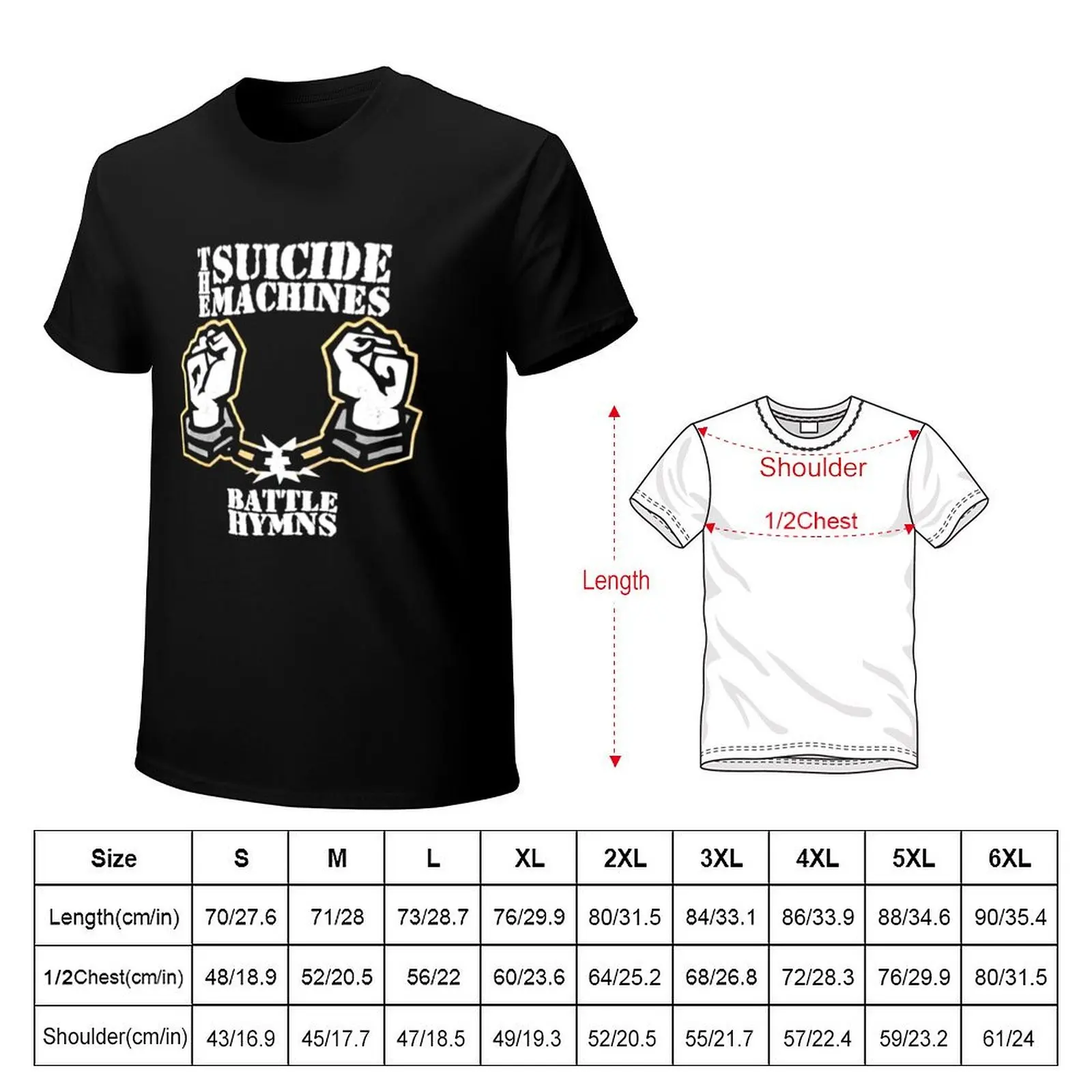 1998 The Suicide Machines Vintage Give Era Shepard T-Shirt Work Outdoor T-Shirt for Men